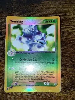 Pokemon Weezing EX Ruby and Sapphire 24/109 Reverse Holo Rare NM-MINT - Image 3