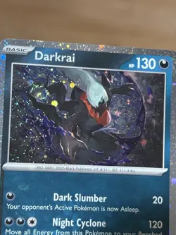 Darkrai 136/197 Obsidian Flames Cosmos Holo Rare SWIRL + Bleed Pokemon TCG NM/M - Image 2
