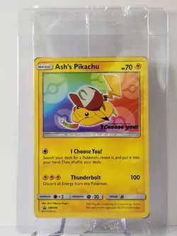 *SEALED* Pokemon Ash's Pikachu SM108 Sun & Moon Black Star Promo: I Choose You - Image 1