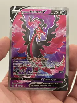 Pokemon TCG Galarian Moltres V 176/198 Full Art Ultra Rare Chilling Reign NM - Image 3