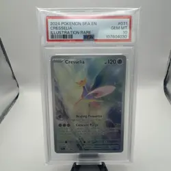 Pokemon Shrouded Fable ~ CRESSELIA ~ PSA 10 ~ Illustration Rare 071/064 - Image 1