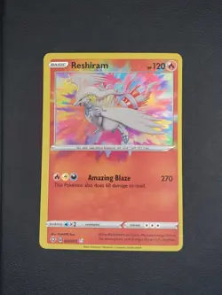 Pokemon Shining Fates Reshiram 017/072 - Amazing Rare- NM - Image 1