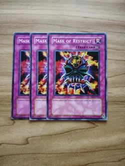 Yu-Gi-Oh! - Mask Of Restrict 3X - Full Playset - Image 1