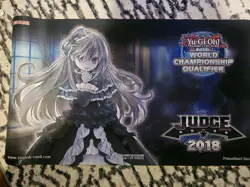 Official Yu-Gi-Oh! Yugioh 2018 WCQ Judge Ghost Belle & Haunted Mansion Playmat - Image 1