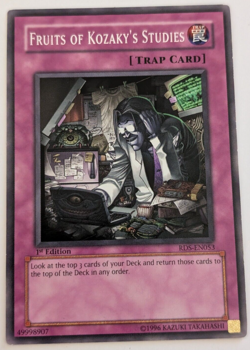 Fruits of Kozaky's Studies RDS-EN053 Yu-Gi-Oh! TCG 1st Edition - Image 1