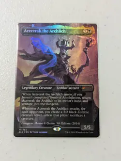 MTG - Acererak the Archlich - Rainbow Foil - Secret Lair NM - Image 1