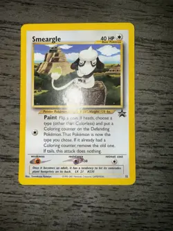 Pokemon Card - Smeargle - WoTC Black Star Promo #32 MP - Image 1