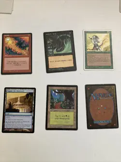 Dark Ritual MTG 4th Edition Korean Fbb Magic Card Lot Of 6 Deck Master PlayCards - Image 1
