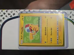 Pokemon Pikachu TCG Ash's Pikachu SM110 Promo Card Sun & Moon Rare - Image 4