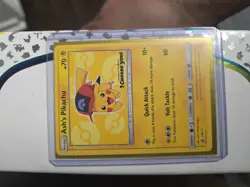 Pokemon Pikachu TCG Ash's Pikachu SM110 Promo Card Sun & Moon Rare - Image 5