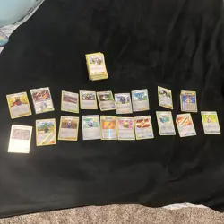 Pokemon Card Lot 250+ and 19 Reverse Holo Trainer Card Lot - Image 1