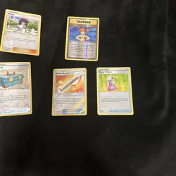 Pokemon Card Lot 250+ and 19 Reverse Holo Trainer Card Lot - Image 5