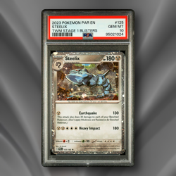 Steelix - Cosmos Holo - PSA 10 - Twilight Masquerade Blister Promo Pokemon Card - Image 1