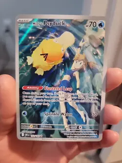 Misty's Psyduck 193/182 Pokemon TCG Sv10: Destined Rivals English NM Holo Card! - Image 2