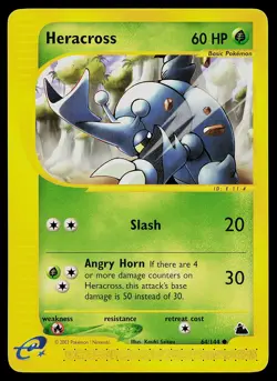 Pokemon Card - Heracross Skyridge 64/144 Common - Image 1