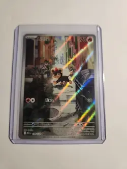Litleo 139/132 Illustration Rare Pokemon Card Mega Evolutions - English TCG - Image 1