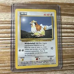 Pidgey Taubsi 57/102 German Base Set Pokemon Card Common MP - Image 1