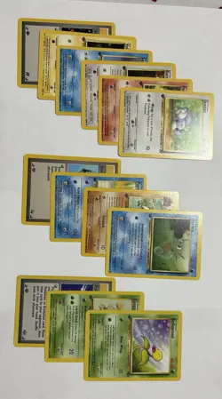 1999 Pokemon TGC 1ST. Editions 13 Different Cards. - Image 2