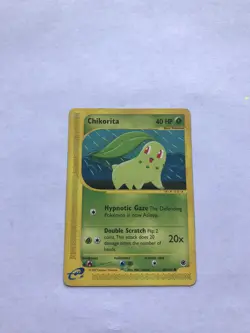 NM Chikorita 99/165 Expedition Base Set Pokemon e-Reader Card - Image 1