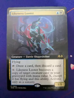 1x Likeness Looter (Extended Art) - NM - Wilds of Eldraine - WOE - 0364 - Image 1