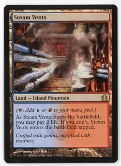 Near Mint - Steam Vents - Return to Ravnica - Magic: The Gathering - Image 1