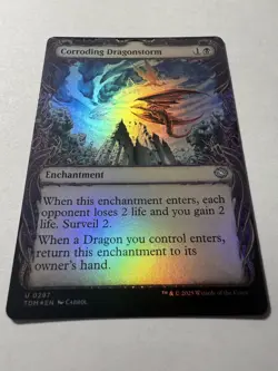Corroding Dragonstorm (Showcase) Tarkir: Dragonstorm Foil - Image 1