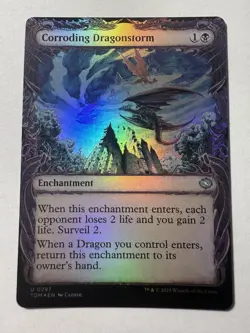 Corroding Dragonstorm (Showcase) Tarkir: Dragonstorm Foil - Image 2