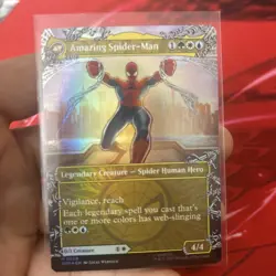 Peter Parker Amazing Spider-Man : MTG *FOIL Borderless* SPM #0208 / NM - Image 2