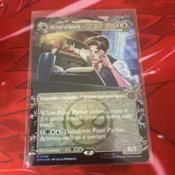 Peter Parker Amazing Spider-Man : MTG *FOIL Borderless* SPM #0208 / NM - Image 3