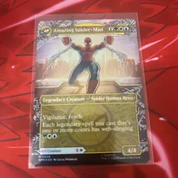 Peter Parker Amazing Spider-Man : MTG *FOIL Borderless* SPM #0208 / NM - Image 4