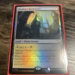 Shadowy Backstreet R0268 Foil Murders at Karlov Manor Magic the Gathering NM - Image 1