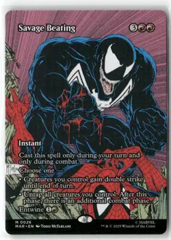 Savage Beating (Borderless) Marvel Eternal-Legal Regular - Image 1