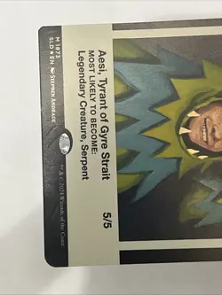 MTG: Aesi, Tyrant of Gyre Strait (Rainbow Foil) Secret Lair Drop Foil Misprint - Image 2