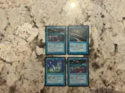 Mtg High Tide x4 - Magic the Gathering High Tide Played - Image 1