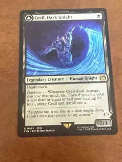 DDcards 🇨🇦 Mtg Magic The Gathering Final Fantasy Cecil Dark Knight - Image 2