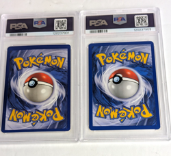 For Metawooky Only 1999 & 2000 BLASTOISE HOLO PSA 8 NM-MT 2 Pokemon Cards - Image 4