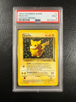 1999 Pokemon League Promo #1 - "Ivy" Pikachu - MINT - PSA 9! - Image 1