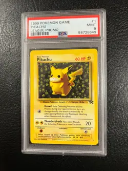 1999 Pokemon League Promo #1 - "Ivy" Pikachu - MINT - PSA 9! - Image 2