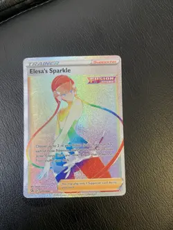 2021 Pokemon Fusion Strike Elesas Sparkle Nm Pack Fresh Full Texture - Image 1