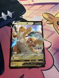 Pokemon TCG Dragonite V SWSH Black Star Promos SWSH235 Holo Promo - Image 1
