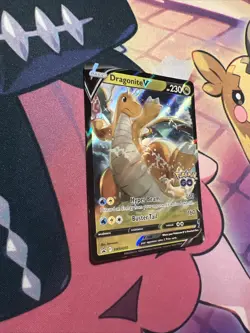 Pokemon TCG Dragonite V SWSH Black Star Promos SWSH235 Holo Promo - Image 3