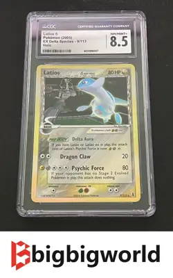 Pokemon TCG 2005 Latios EX Delta Species - 9/113 Reverse Holo CGC 8.5 NM/MINT - Image 1