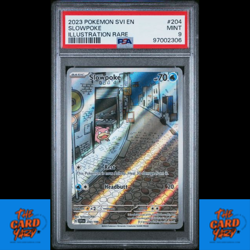 2023 Pokemon Scarlet and Violet Slowpoke #204 PSA 9 Mint - Image 1