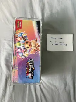 Pokemon Prismatic Evolutions Booster Bundle Case Brand New unsealed in acrylic - Image 2