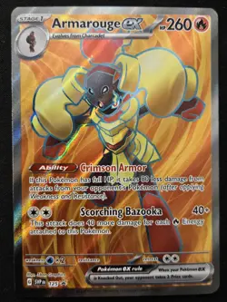 Armarouge ex SVP125 Black Star Promos Scarlet & Violet Holo Pokemon TCG 2024 NM - Image 1