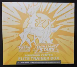 Pokemon Center Exclusive Brilliant Stars Elite Trainer Box New Factory Sealed - Image 1
