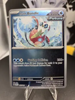 Iron Bundle 055/191 Sv08: Surging Sparks Reverse Holo - Pokemon - Free Shipping - Image 1
