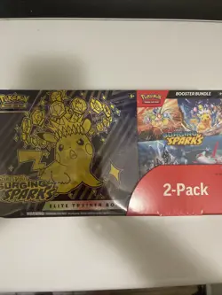 Pokemon Scarlet and Violet Surging Sparks Elite Trainer Box & Booster Bundle - Image 1