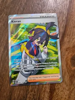 Pokemon TCG Kieran 206/167 Twilight Masquerade Ultra Rare Full Art - Image 1