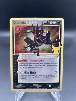 Pokemon 25th Anniversary Celebrations Greninja Holo SWSH144 Black Star Promo NM - Image 1